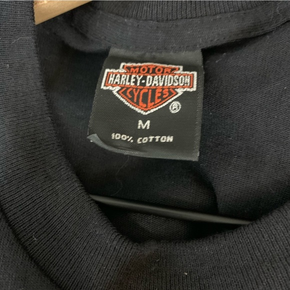 Harley Davidson Single Stitch Purple Graphic Print Tee Shirt - Picture 6 of 6